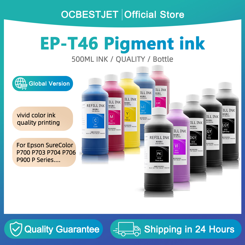 Fountain Pen Bottled Ink - 500 ML/Şişe Su Geçirmez Pigment Mürekkep