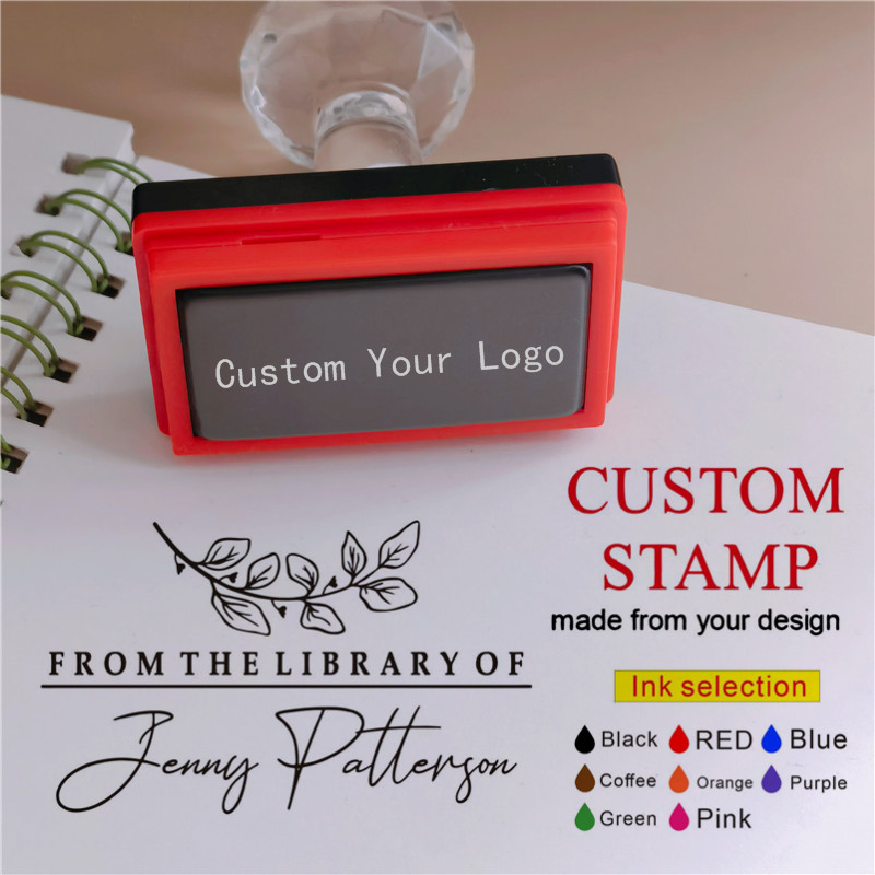 Rubber Date Stamp - Kişiselleştirilmiş Logo Kendinden Mürekkepli Damga Özelleştirilmiş